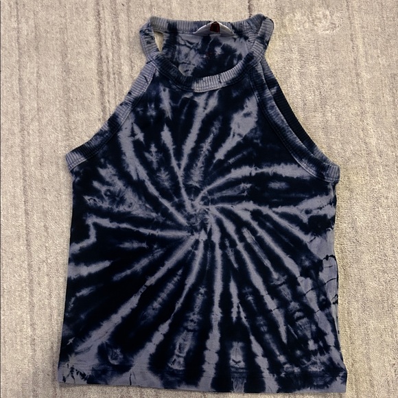 Hard Tail Other - Hard Tail Spiral Tie-Dye Tank Top - Navy